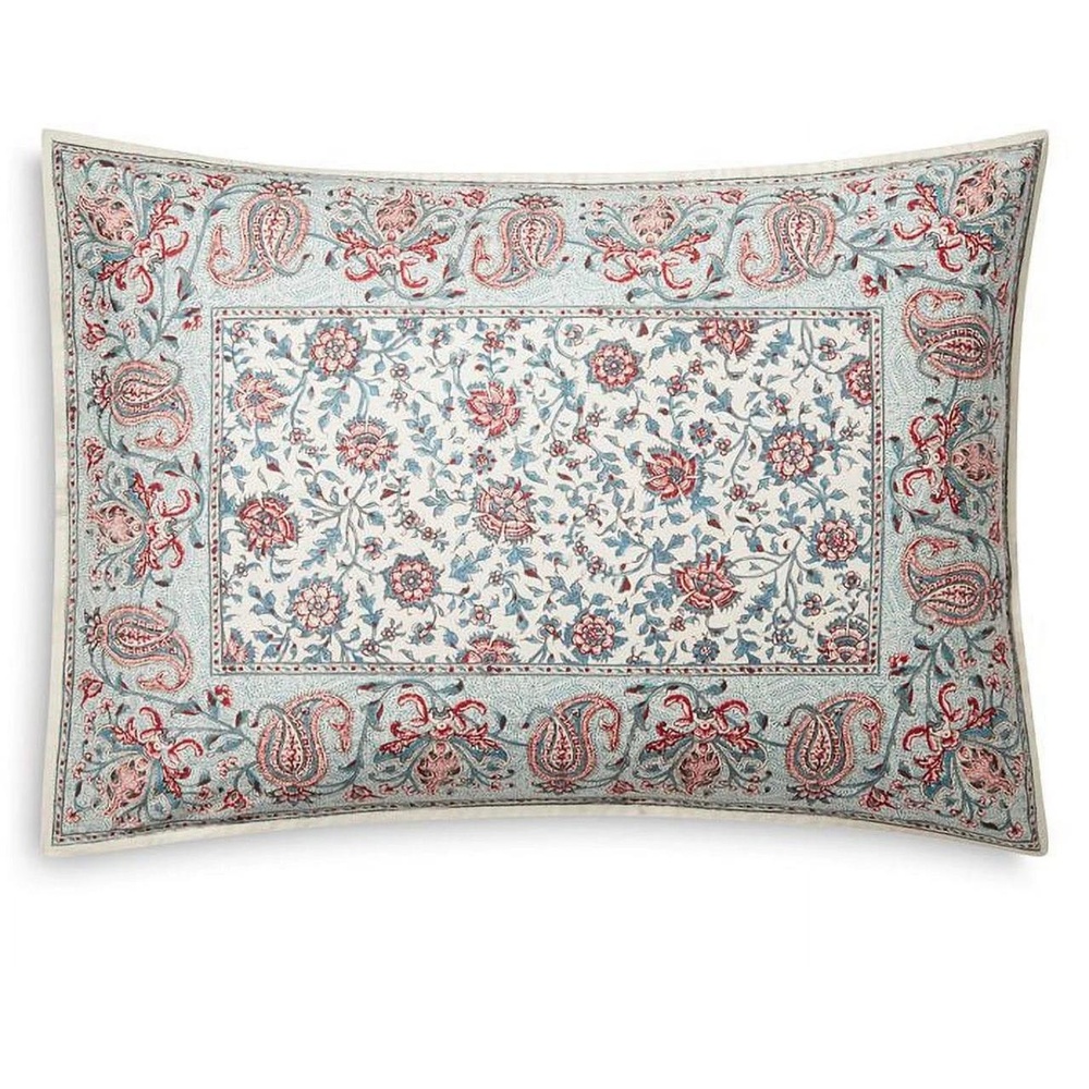 Ralph Lauren Avah King Size Shams Turquoise Floral Paisley Home‎ Decor Bedding